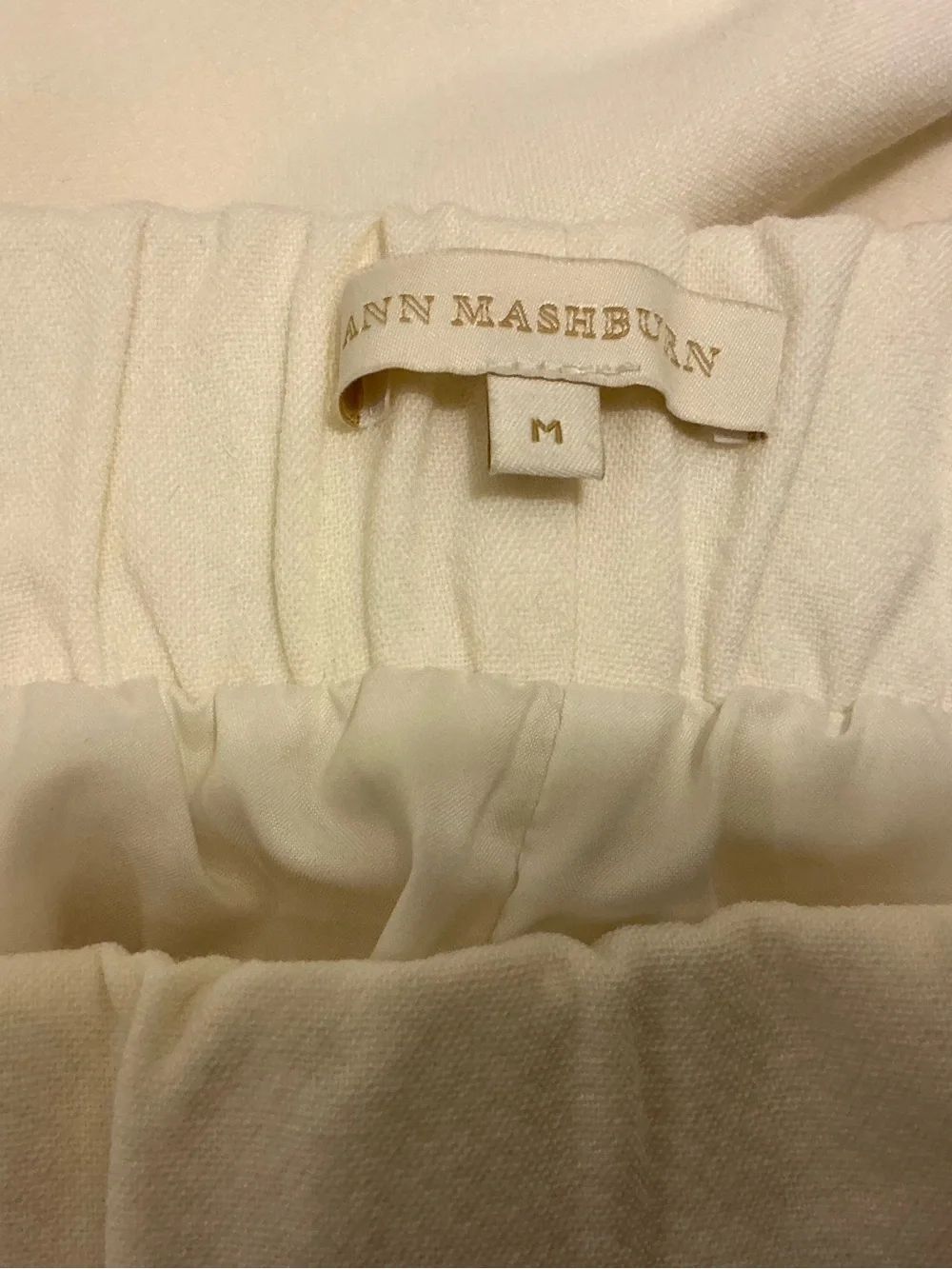 ANN MASHBURN Cream Textured Two-Piece Set wool blend - Picture 9 of 10